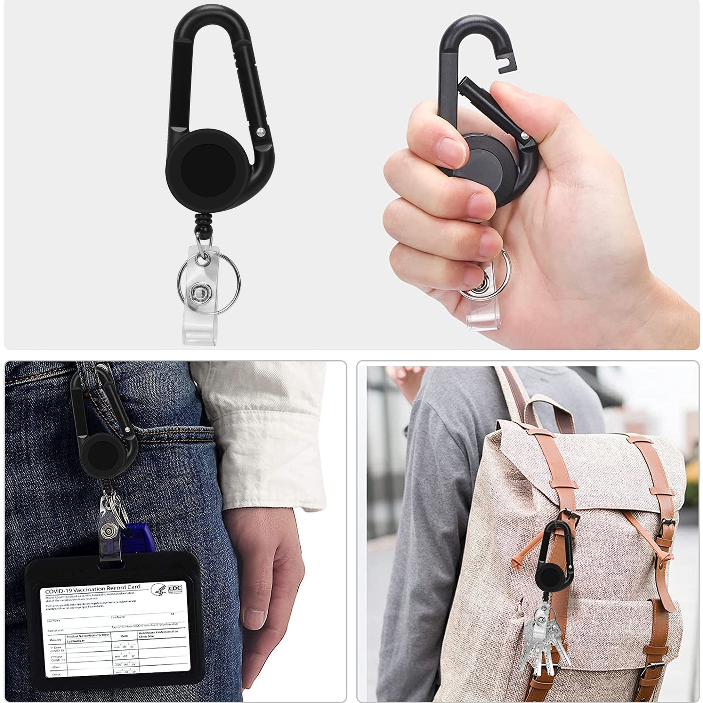 ABS Material for Badge Reel Keychain & Outdoor Gear