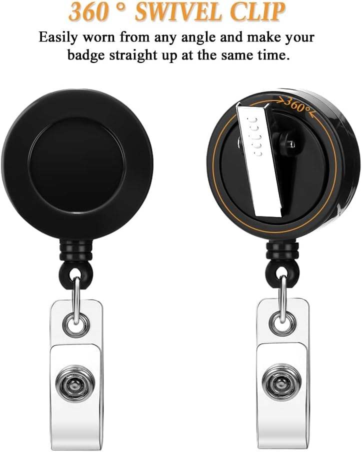 Spin the alligator clip badge
