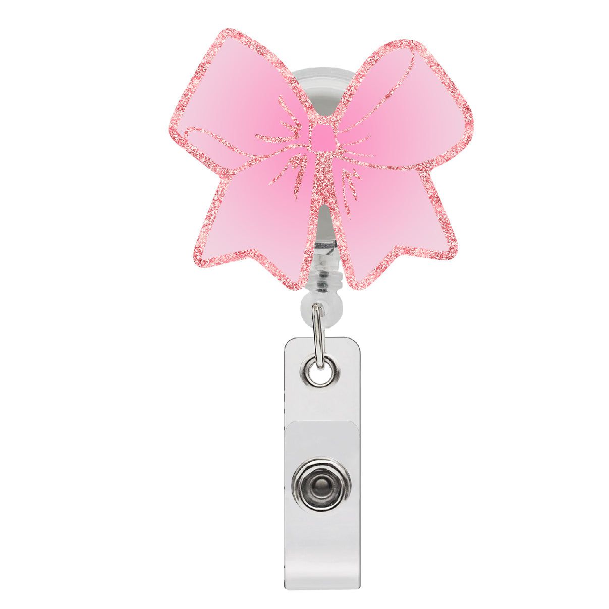 Pink Bow Badge Scroll, Telescopic Badge Scroll, Etiquette Badge Scroll, Nurse Badge Scroll, Nurse Bow Badge Scroll Bracket