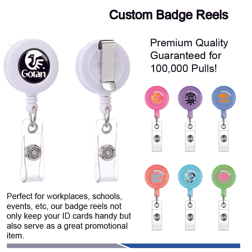 Full Color Custom Retractable Badge Holder