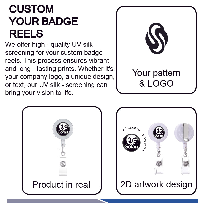 Full Color Custom Retractable Badge Holder