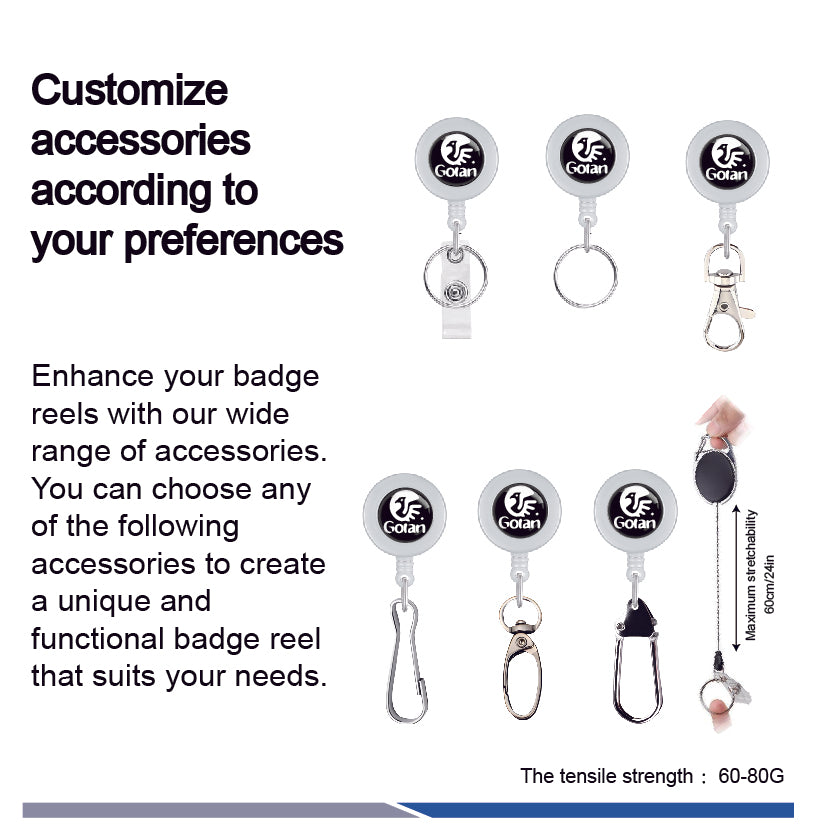 Full Color Custom Retractable Badge Holder