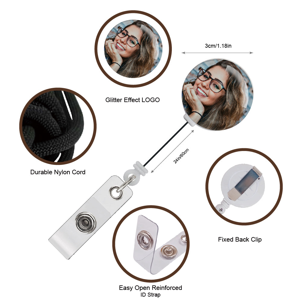 ABS Plastic ID Badge Holder