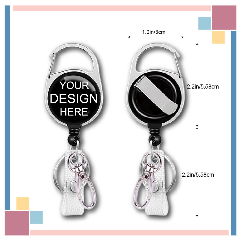 Custom printed badge reels