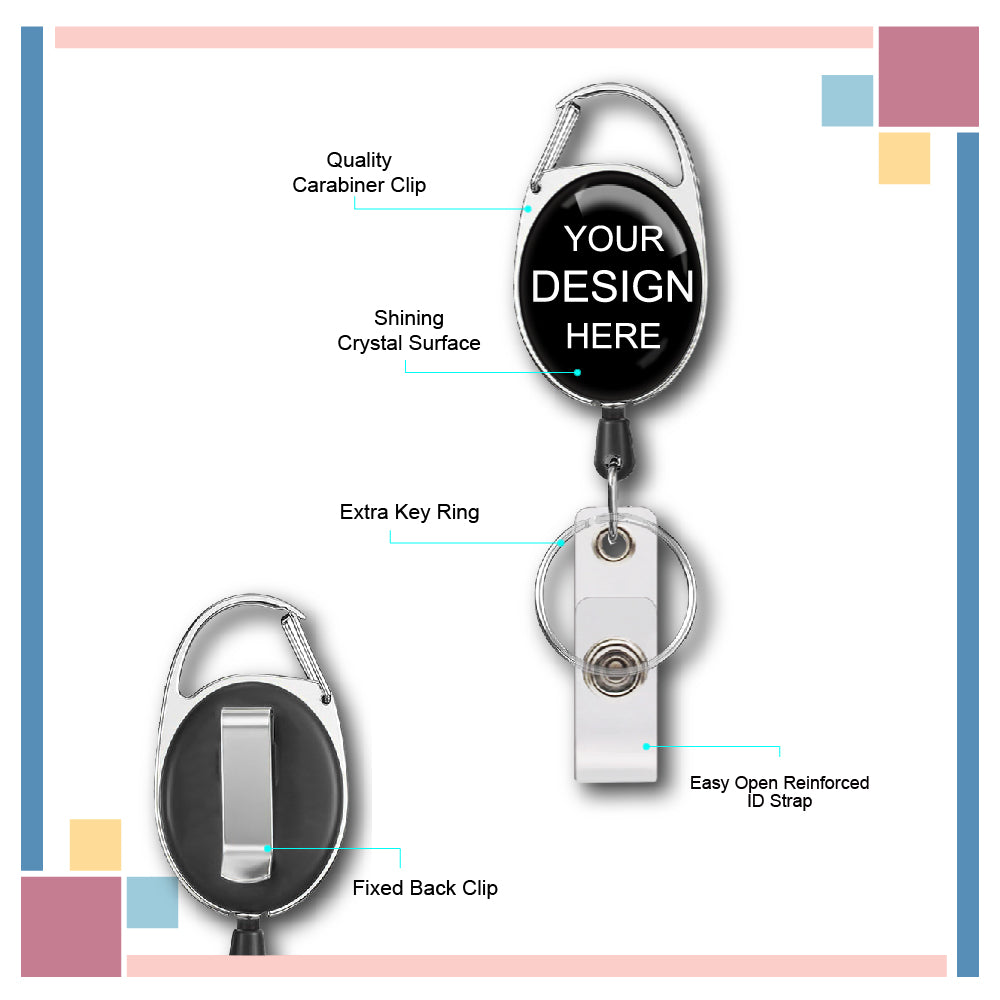 Personalized Badge Reel with Logo