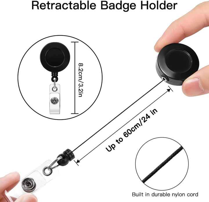 Spin the alligator clip badge