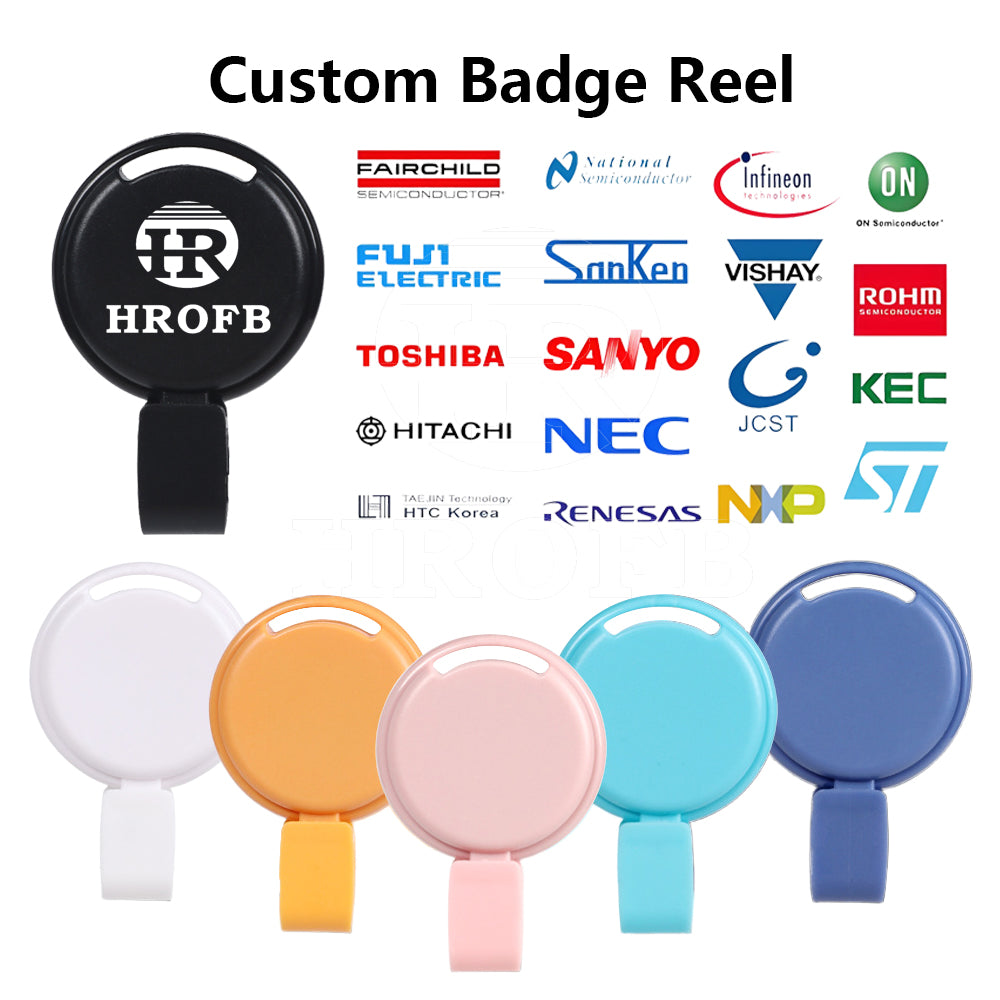Custom Full Color Retractable Badge Reel/ Lanyard Badge Reel