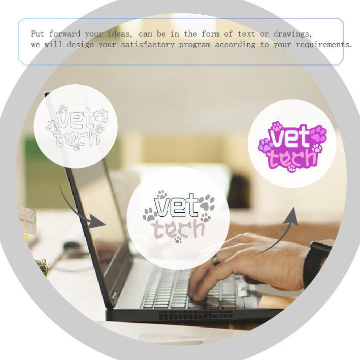 Acrylic resin process badge reel