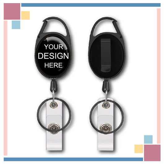 Oval ID Badge Holder Custom