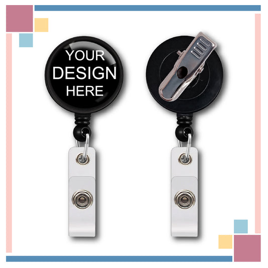 Customized 360-degree Swivel Alligator Clip Badge Reel