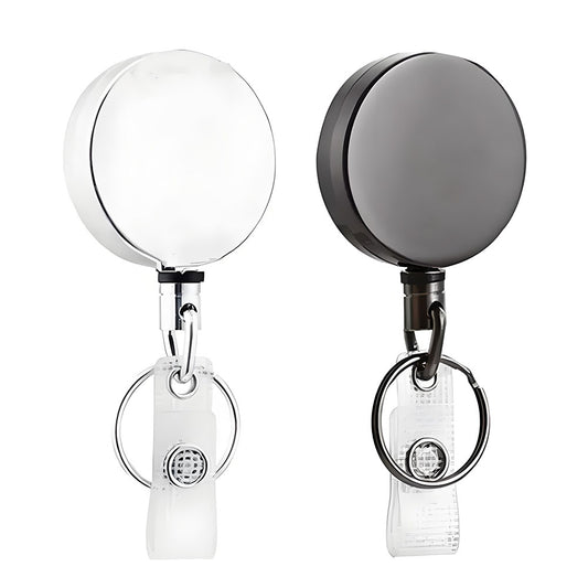 Metal 4CM Diameter Retractable Reel Badge
